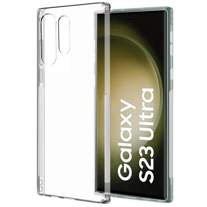 Samsung Galaxy S23 Ultra Silicone Gel Ultra Slim Case Clear