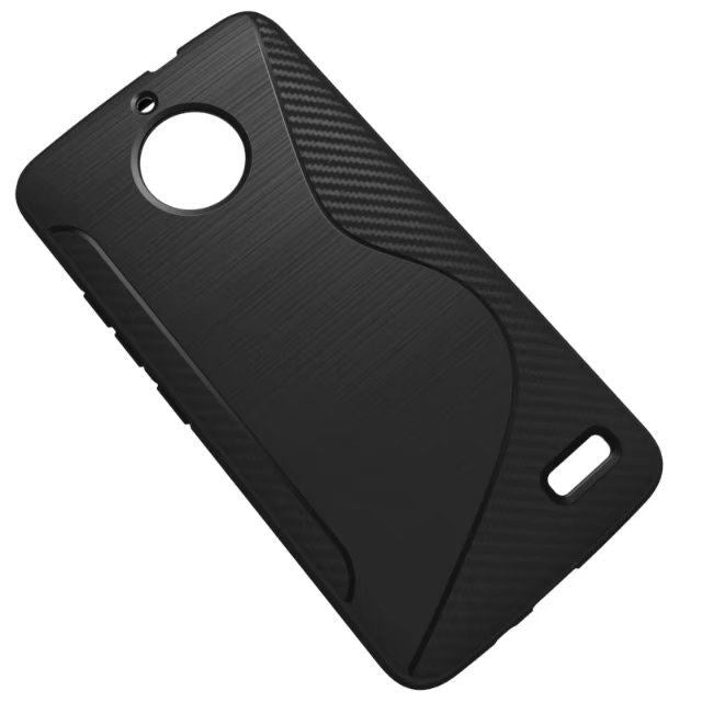S-Gel Wave Tough Shockproof Phone Case Gel Cover Skin for Motorola Moto E4