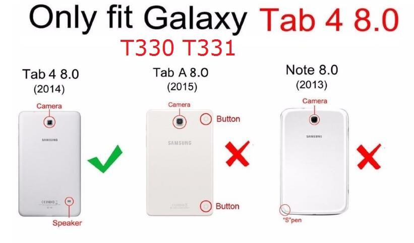 Samsung Galaxy Tab 4 8" (T330) 360° Rotating Folio Case