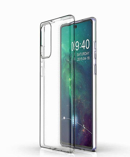Samsung Galaxy Note 20 Silicone Gel Ultra Slim Case Clear